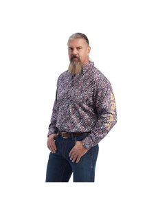 Camisas Ariat FR Werner Logo Trabajo Hombre Multicolor | DNHG59763