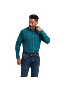 Camisas De Traje Ariat Benson Classic Fit Hombre Multicolor | RQGI08657