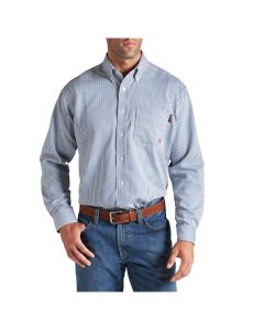 Camisas De Traje Ariat FR Basic Trabajo Hombre Azules | VBOQ32560