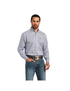 Camisas De Traje Ariat Ilan Stretch Classic Fit Hombre Blancas | UTQG01463