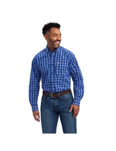 Camisas De Traje Ariat Pro Series Boone Classic Fit Hombre Azules | TOWM32190