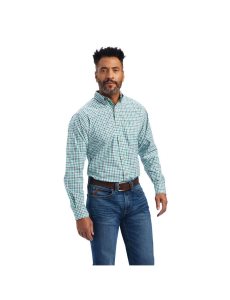 Camisas De Traje Ariat Pro Series Brodie Stretch Fitted Hombre Blancas | EMOJ19072