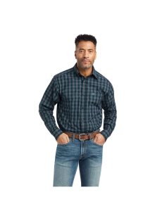 Camisas De Traje Ariat Pro Series Kodi Fitted Hombre Negras | NRLT37152