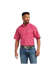 Camisas De Traje Ariat Pro Series Miles Classic Fit Hombre Rosas Claro | IJLG15806