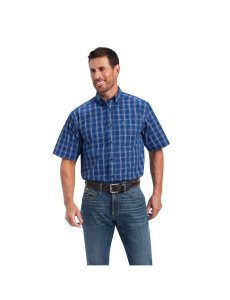 Camisas De Traje Ariat Pro Series Naveen Classic Fit Hombre Azul Real Azules | BRNQ75340