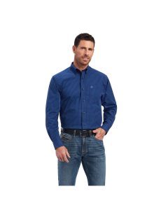 Camisas De Traje Ariat Pro Series Nelson Classic Fit Hombre Azules | DKUS06315