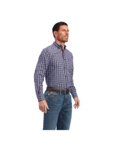 Camisas De Traje Ariat Pro Series Noell Fitted Hombre Azules | SADJ24097