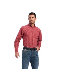 Camisas De Traje Ariat Pro Series Norwell Fitted Hombre Rojas | AYDI57894