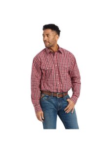 Camisas De Traje Ariat Pro Series Witten Classic Fit Hombre Rojas | VUEQ96358