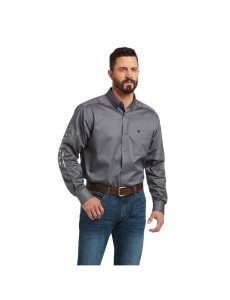 Camisas De Traje Ariat Team Logo Twill Classic Fit Hombre Multicolor | XBTE34726