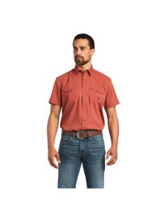 Camisas De Traje Ariat VentTEK Western Fitted Hombre Multicolor | BRTJ63498