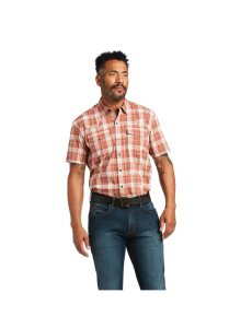 Camisas De Traje Ariat VentTEK Western Fitted Hombre Multicolor | OPCG83195