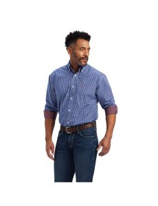 Camisas De Traje Ariat Wrinkle Free Dash Classic Fit Hombre Multicolor | CJHP39170