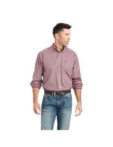 Camisas De Traje Ariat Wrinkle Free Eldredge Classic Fit Hombre Blancas | FTCL47095