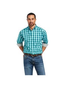 Camisas De Traje Ariat Wrinkle Free Hank Classic Fit Hombre Multicolor | ZADQ10327