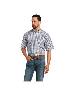 Camisas De Traje Ariat Wrinkle Free Yash Classic Fit Hombre Blancas | FCAR15697