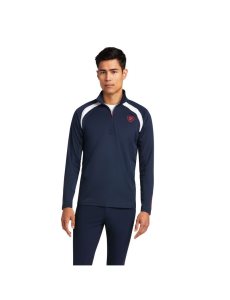 Capas Intermedias Ariat Sunstopper Team 1/4 Zip Hombre Multicolor | QREM06951