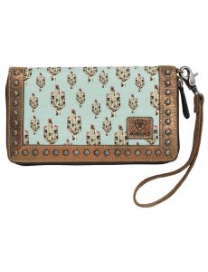 Carteras Ariat Cruiser clutch Mujer Turquesa | BTKV85634