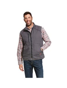 Chalecos Ariat FR DuraLight Stretch Lona Hombre Gris | TCQJ10895