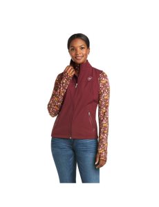 Chalecos Ariat New Team Softshell Mujer Burdeos | QPFW28039