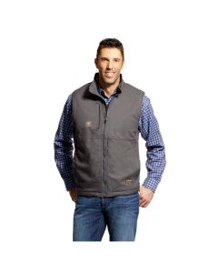 Chalecos Ariat Rebar DuraCanvas Hombre Gris | MYQJ04637