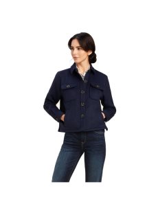 Chaquetas Ariat Ashford Shirt Mujer Azul Marino | QSOY84596