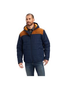 Chaquetas Ariat Crius Encapuchado Insulated Hombre Azul Marino | TPUY41356