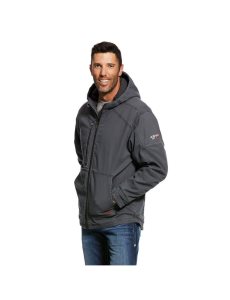 Chaquetas Ariat FR DuraLight Stretch Lona Hombre Gris | ZSEC24398