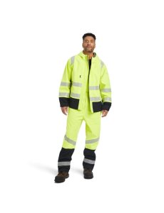 Chaquetas Ariat FR Hi-Vis Encapuchado Impermeables Hombre Amarillo | CPRV79568