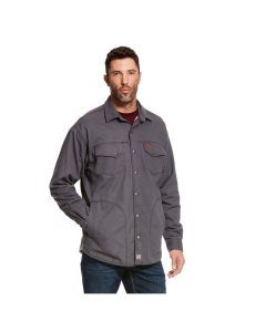 Chaquetas Ariat FR Rig Shirt Hombre Gris | YDVC92748