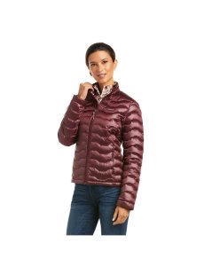 Chaquetas Ariat Ideal 3.0 Down Mujer Burdeos | ORGE01627