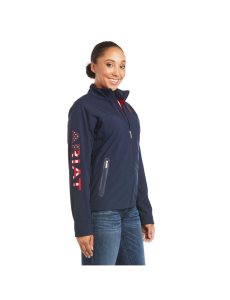 Chaquetas Ariat New Team Softshell Mujer Azul Marino | PVCL98540