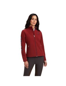 Chaquetas Ariat New Team Softshell Mujer Rojas Oscuro | ROFE15436