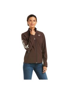 Chaquetas Ariat New Team Softshell Mujer Cafe | WIBX98514