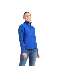 Chaquetas Ariat New Team Softshell Mujer Azules | XCLI56238