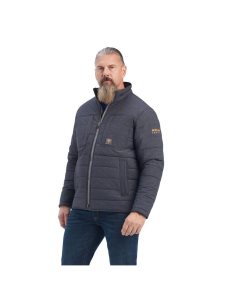 Chaquetas Ariat Rebar Valiant Stretch Lona Agua Resistant Insulated Hombre Gris | XGHM39647