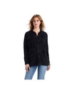 Chaquetas Ariat Safari Shirt Mujer Negras | MNOW69174