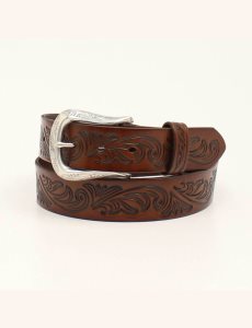 Cinturones Ariat Filigree embossed Mujer Marrones | OBPX67945