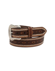 Cinturones Ariat Whip Stitch Hombre Marrones | XFRI09475