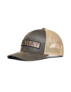 Gorras Ariat Long Rectangle Logo Patch Hombre Marrones | EUKZ20936