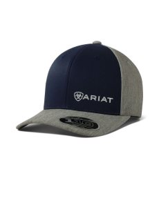 Gorras Ariat Offset Logo Hombre Azul Marino | WUHF02763