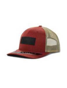 Gorras Ariat Rectangle Logo Patch Hombre Rojas | MXOF15237