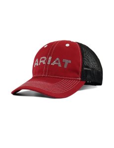 Gorras Ariat Rhinestone logo Mujer Rojas | VCKW72016