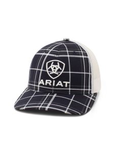 Gorras Ariat Stacked Logo Hombre Negras | UVMP12430