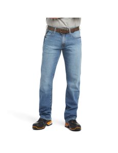 Jeans Ariat Rebar M4 Relaxed DuraStretch Basic Boot Cut Hombre Azules | QOCB79084