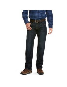 Jeans Ariat Rebar M5 Directo DuraStretch Edge Stackable Directo Leg Hombre Azules Oscuro | ZLQK48105