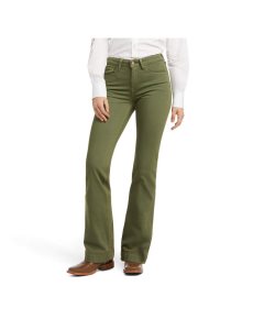 Jeans Ariat Slim Trouser Ella Anchos Leg Mujer Verde | VEKP71289