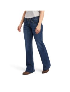 Jeans Ariat Trouser Mid Rise Amaryllis Anchos Leg Mujer Multicolor | UEQK65947