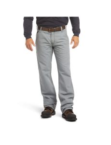 Pantalones Ariat FR M4 Relaxed Workhorse Boot Cut Hombre Gris | TEMO84156