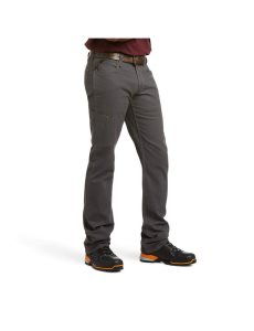 Pantalones Ariat Rebar M4 Low Rise DuraStretch Made Tough Stackable Directo Leg Hombre Gris | UQNK27395